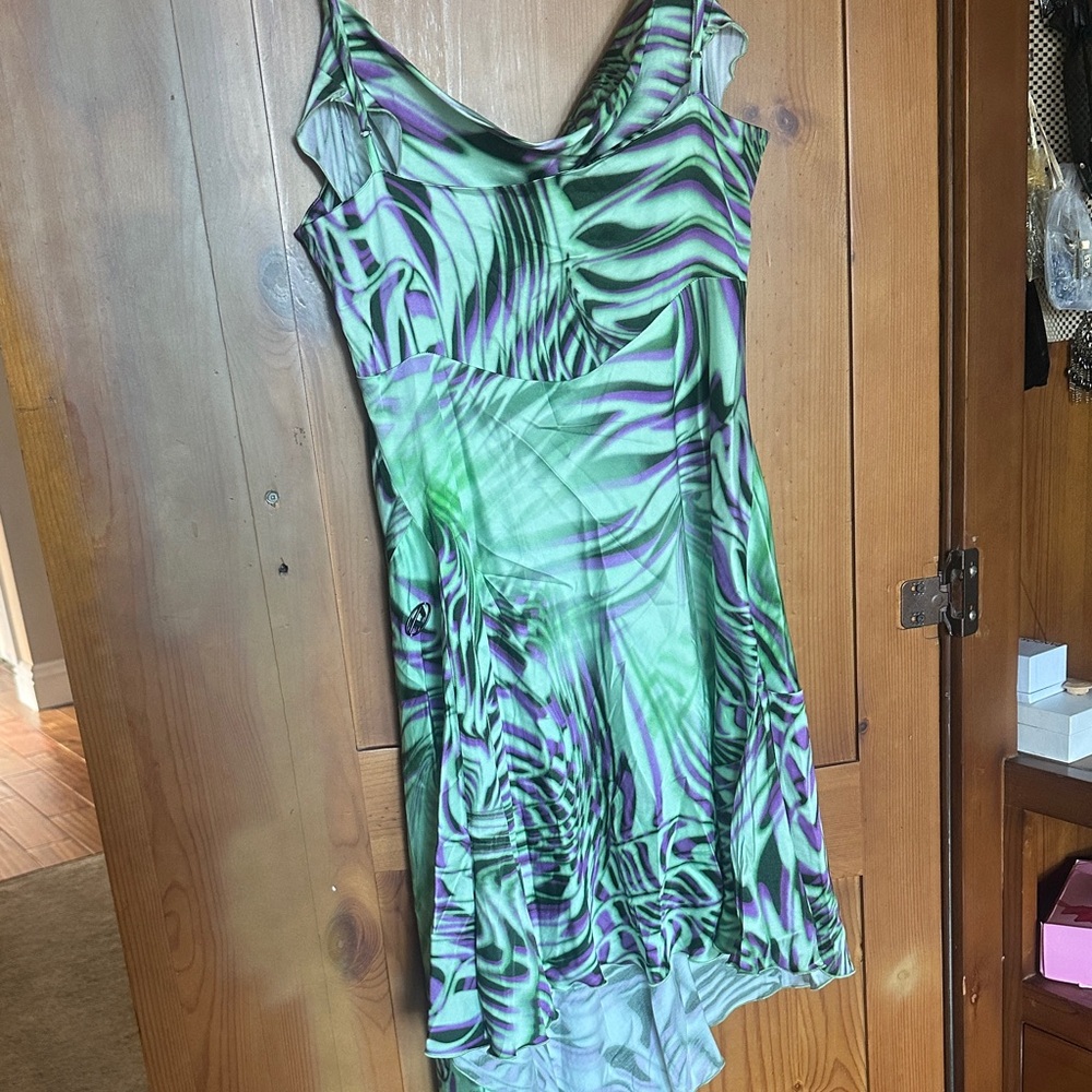 Diesel Vibrant Green and Purple fairy dress NWOTS - Picture 5 of 8